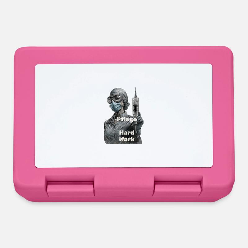 Nursing heroine: Hard work - Lunchbox - pink