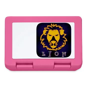 LION (Löwe) - Brotdose - Pink - Vorne