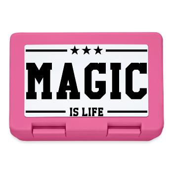 Magic is life - Boîte à goûter - rose - Devant