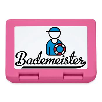 Lustige Geschenke für Bademeister - Brotdose - Pink - Vorne