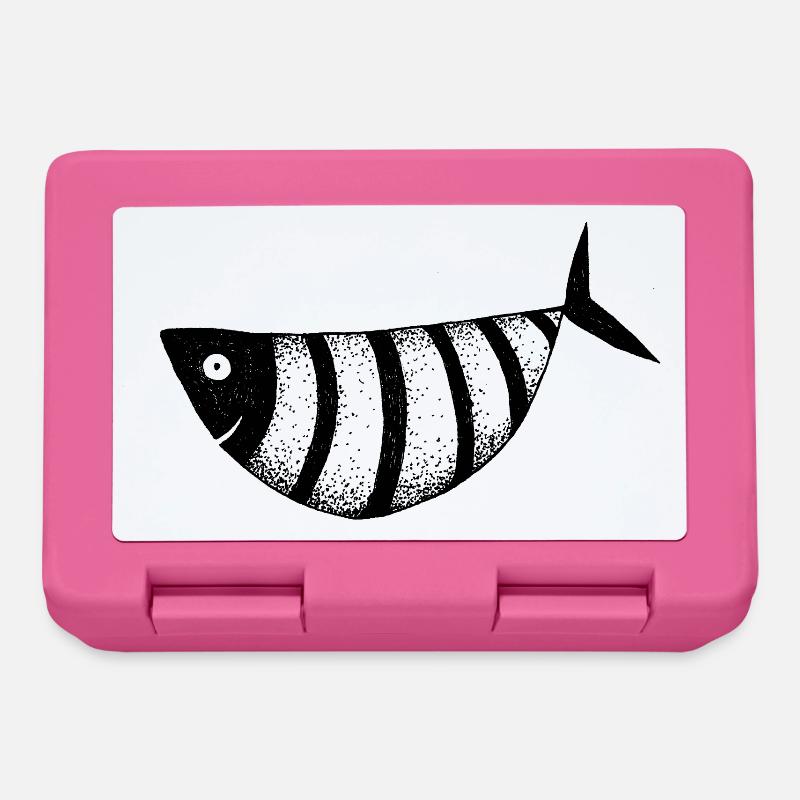 Fisch lustig - Brotdose - Pink