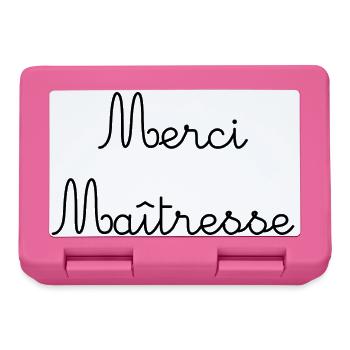 THANK YOU. MISTRESS. THANK YOU MISTRESS. MISTRESS - Lunchbox - pink - Front