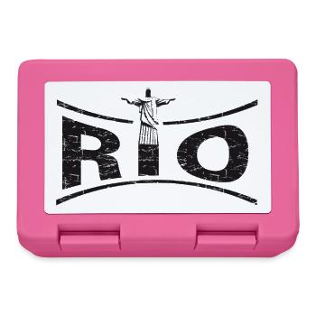 RIO avec Jésus - Brésil - Boîte à goûter - rose - Devant