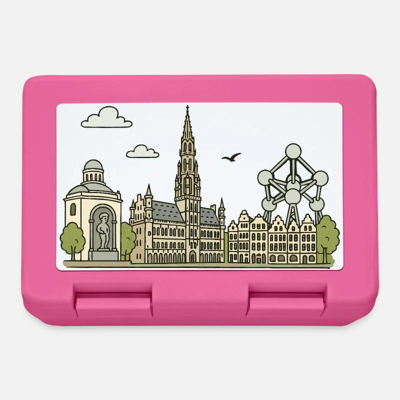 Ville de Bruxelles - Boîte à goûter - rose