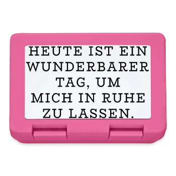 Ruhe Design - Brotdose - Pink - Vorne