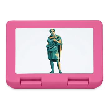 Caesar - Cool History Logo - Lunchbox - pink - Front