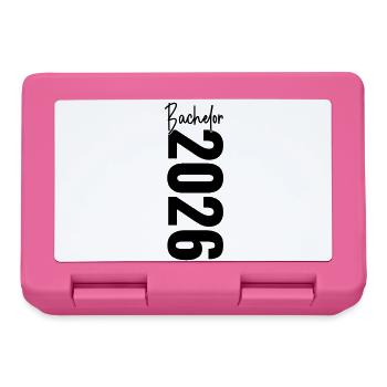 Bachelor 2026 - Brotdose - Pink - Vorne