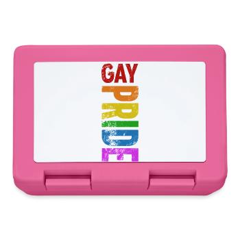 GAY Pride | LGBT | Love instead of hate - Lunchbox - pink - Front