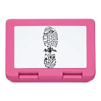 Hiker Mountain Outdoor Escape Original - Lunchbox - pink - Front