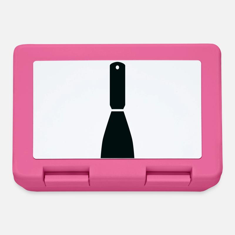 Minimalistischer Spachtel – Handwerkskunst - Brotdose - Pink