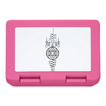 Golden Yant Totem – Spiritual Geometry - Lunchbox - pink - Front
