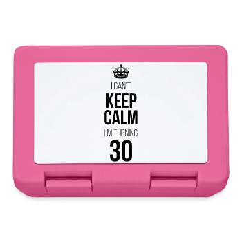 Ich kann mich nicht beruhigen. Ich werde 30. - Brotdose - Pink - Vorne
