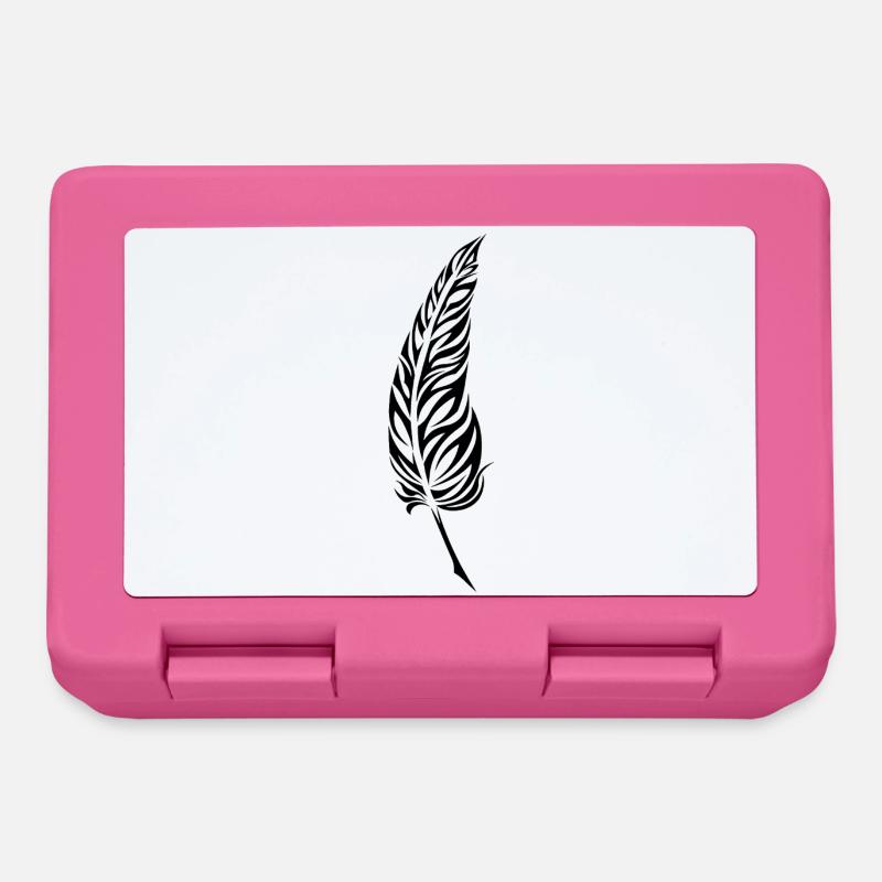 Feather-1 - Lunchbox - pink