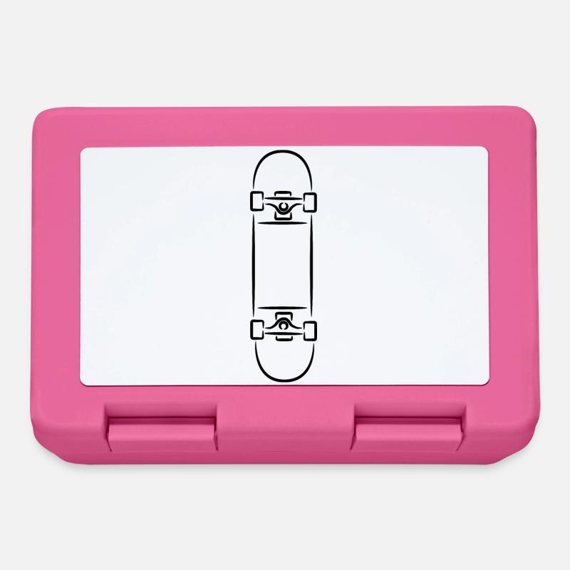 Skateboard - Brotdose - Pink