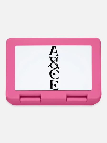 asce - Boîte à goûter - rose
