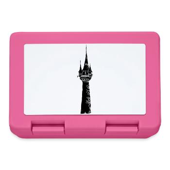 Märchen Turm - Brotdose - Pink - Vorne