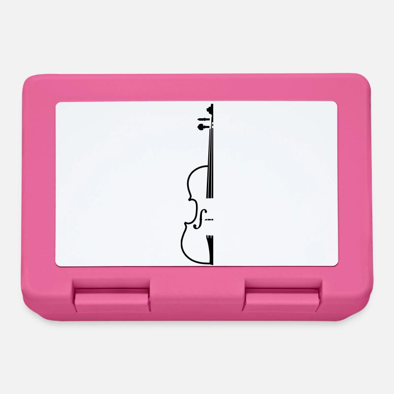 violon - Boîte à goûter - rose