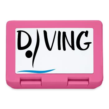 High diving - Lunchbox - pink - Front