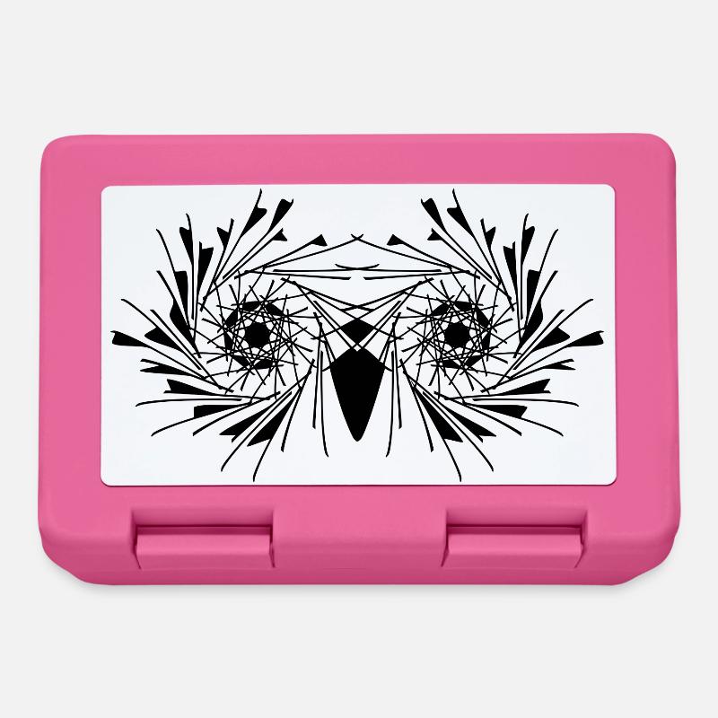 Eule - Brotdose - Pink