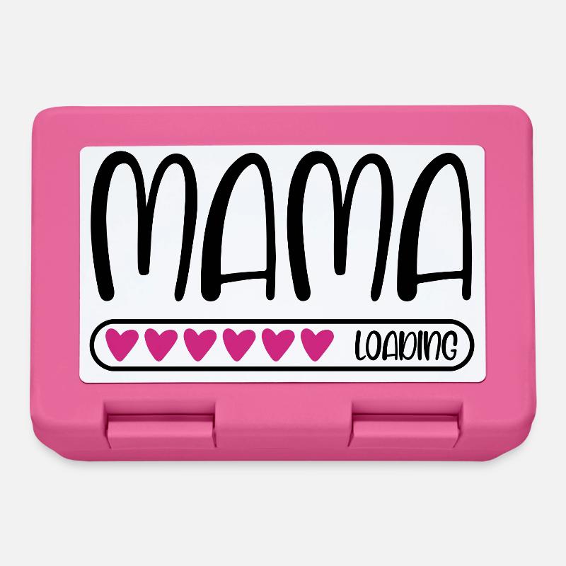 Mama loading - Brotdose - Pink