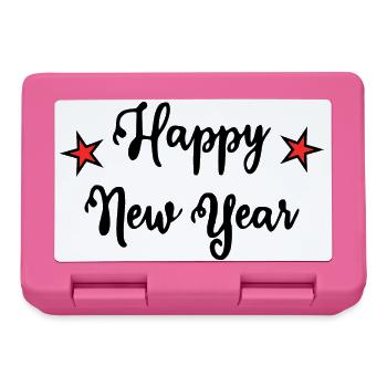 HAPPY NEW YEAR. NEW YEAR'S EVE. NEW YEAR - Lunchbox - pink - Front