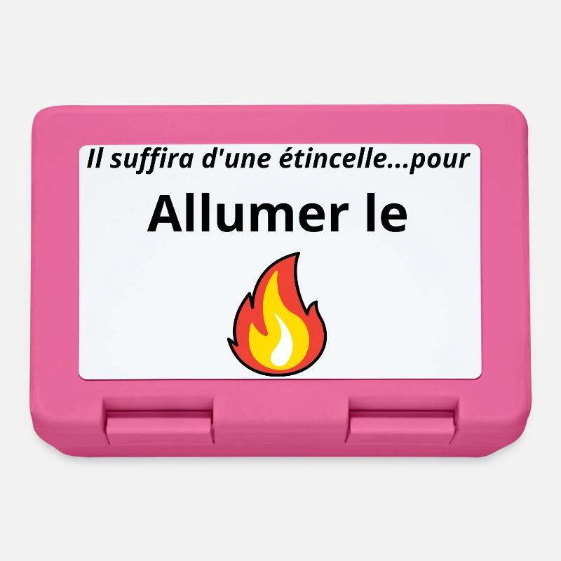 Allumer le feu chanson - Boîte à goûter - rose
