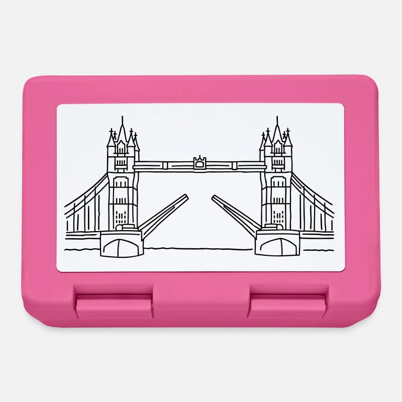 London Tower Bridge - Lunchbox - pink