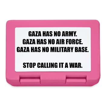 GAZA HAS NO ARMY - Brotdose - Pink - Vorne