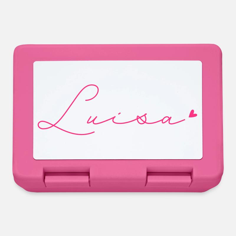 Name Luisa - Brotdose - Pink