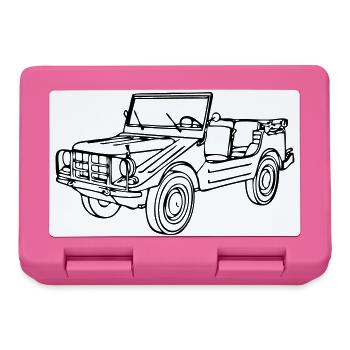 Offroad ,Geländewagen , 4x4 Fun , Munga ...(25) - Brotdose - Pink - Vorne