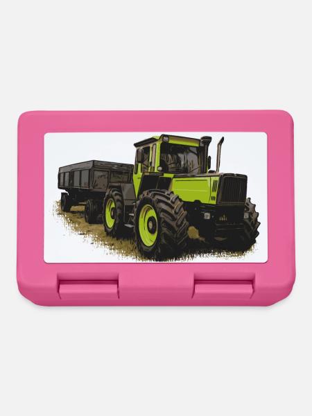 MB trac 1600 turbo with trailer - Lunchbox - pink