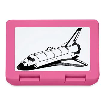 Space Shuttle - Lunchbox - pink - Front