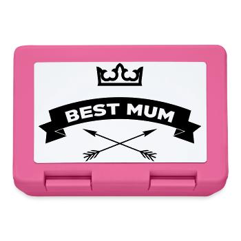 Best Mom - Mother's Day - Lunchbox - pink - Front