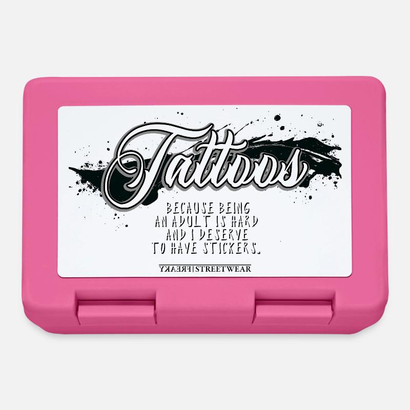 Tattoos - Lunchbox - pink