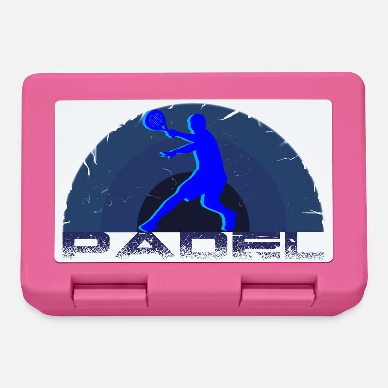 Padel - Boîte à goûter - rose