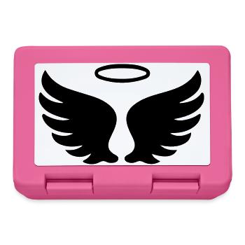 Wings Angel Symbol - Lunchbox - pink - Front
