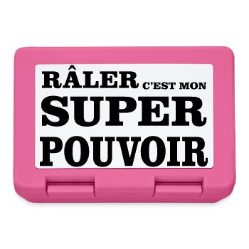 Complaining is my SUPERPOWER - Lunchbox - pink - Front