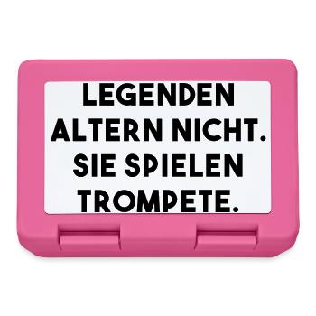 Trompete Shirt - Brotdose - Pink - Vorne