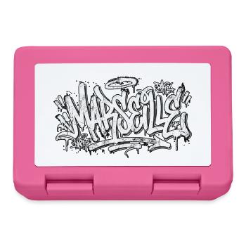 Marseille Graffiti Hip Hop - Brotdose - Pink - Vorne