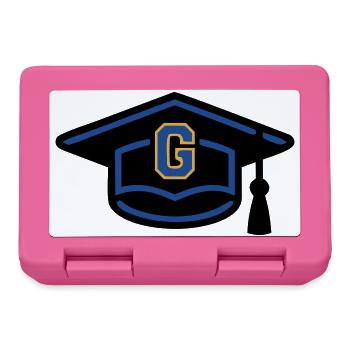 Doktorhut Buchstabe Icon - Brotdose - Pink - Vorne