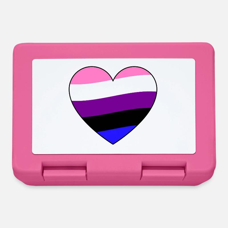 Pride Gender Fluid - Boîte à goûter - rose