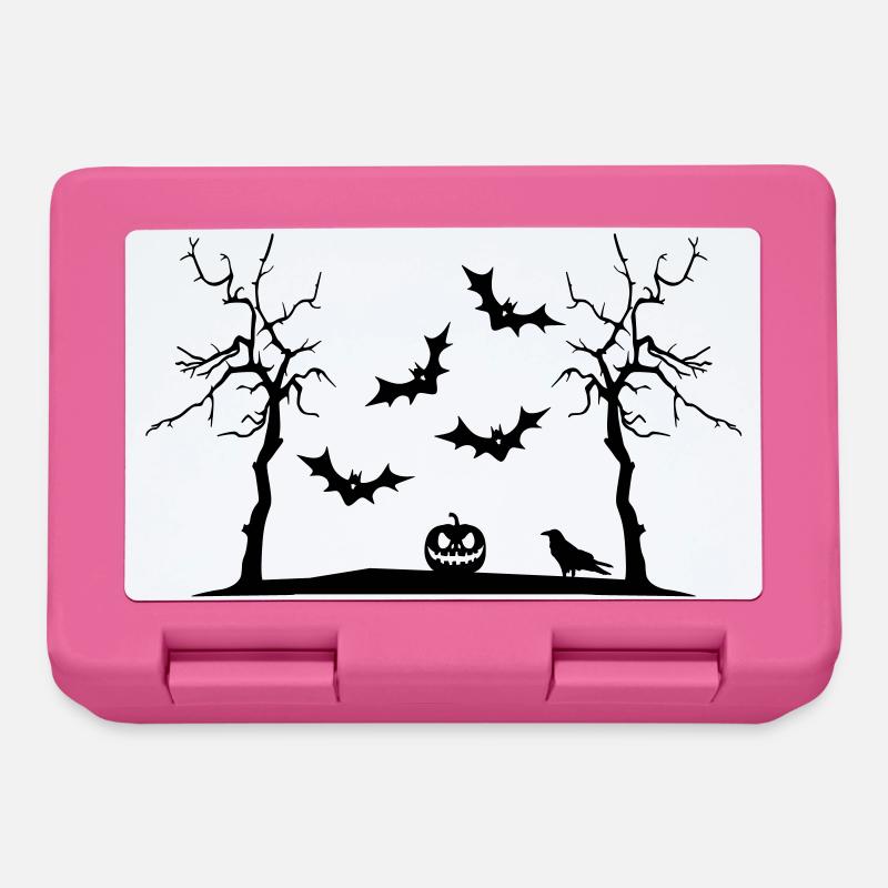 Halloween - Boîte à goûter - rose