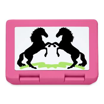 Horses - Lunchbox - pink - Front