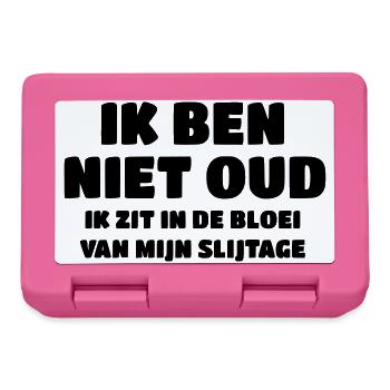 Not old, I'm in the prime of my wear and tear # - Lunchbox - pink - Front