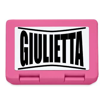 Giulietta T-Shirt Geschenkidee T-Shirt - Brotdose - Pink - Vorne