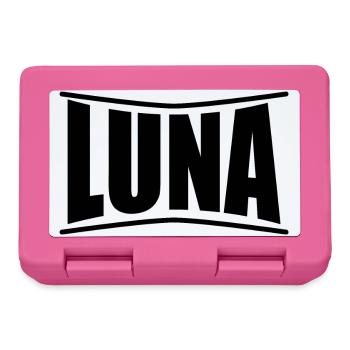 name t-shirt Moon t-shirt gift idea - Lunchbox - pink - Front