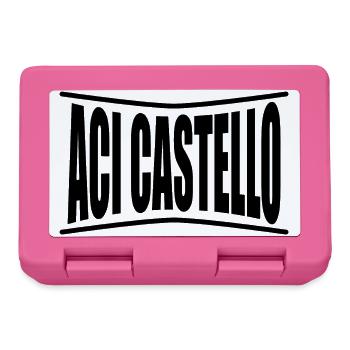 t-shirt Aci Castello Sicilia t-shirt gift idea - Lunchbox - pink - Front