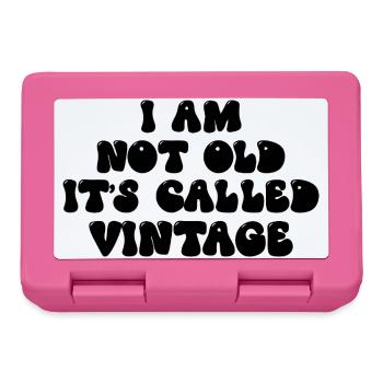 I’m Not Old It’s Called Vintage Funny Quote - Lunchbox - pink - Front