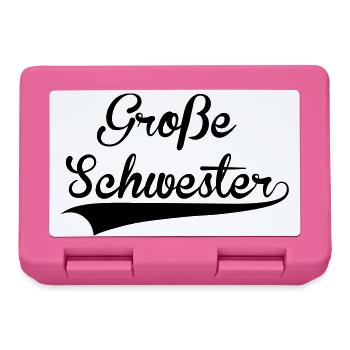 Große Schwester - Brotdose - Pink - Vorne