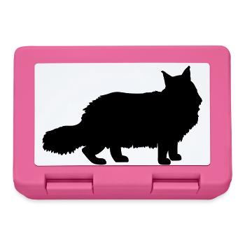 Maine Coon - Brotdose - Pink - Vorne